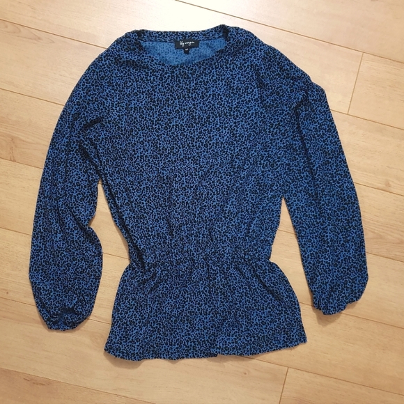 Blue Spotted Blouse - Picture 2 of 2